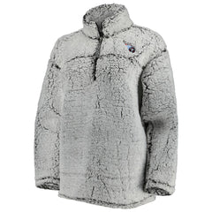 Tennessee Titans G-III 4Her by Carl Banks Women's Sherpa Quarter-Zip Jacket - Gray Jackets