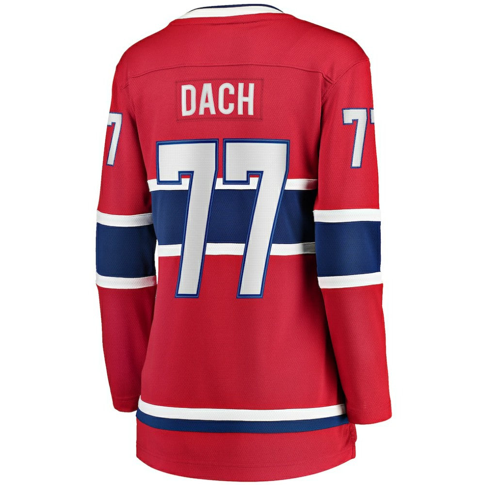 Kirby Dach Montreal Canadiens Fanatics Women's Home Breakaway Player Jersey - Red | US 5010809