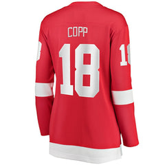 Andrew Copp Detroit Red Wings Fanatics Women's Home Breakaway Player Jersey - Red | US 5010813