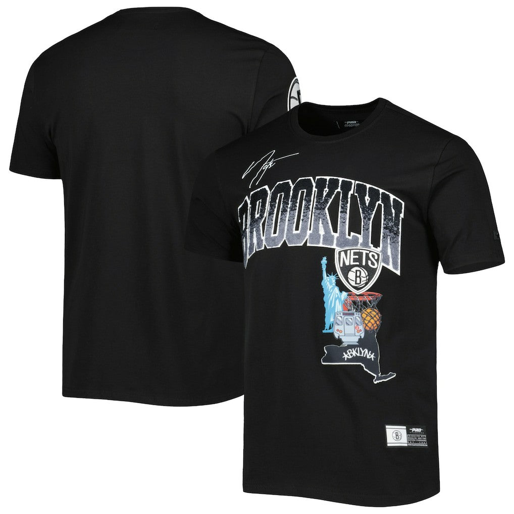 Brooklyn Nets Pro Standard Hometown Chenille T-Shirt Black