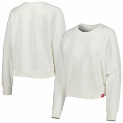 Chicago Bulls Sportiqe Women's Ashlyn Brava Raglan Pullover Sweatshirt Cream outlet