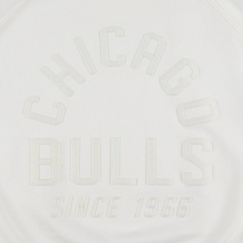 Chicago Bulls Sportiqe Women's Ashlyn Brava Raglan Pullover Sweatshirt Cream outlet