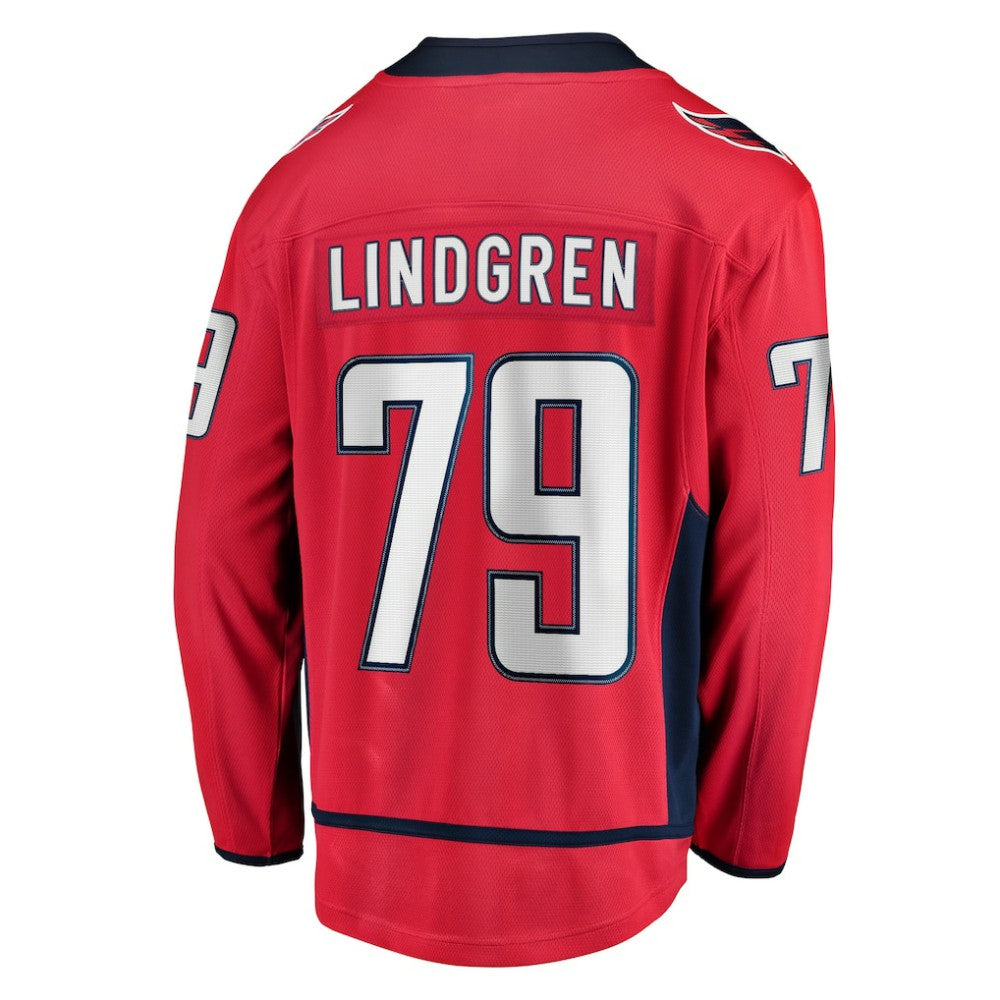 Charlie Lindgren Washington Capitals Fanatics Home Breakaway Player Jersey - Red | US 5012239