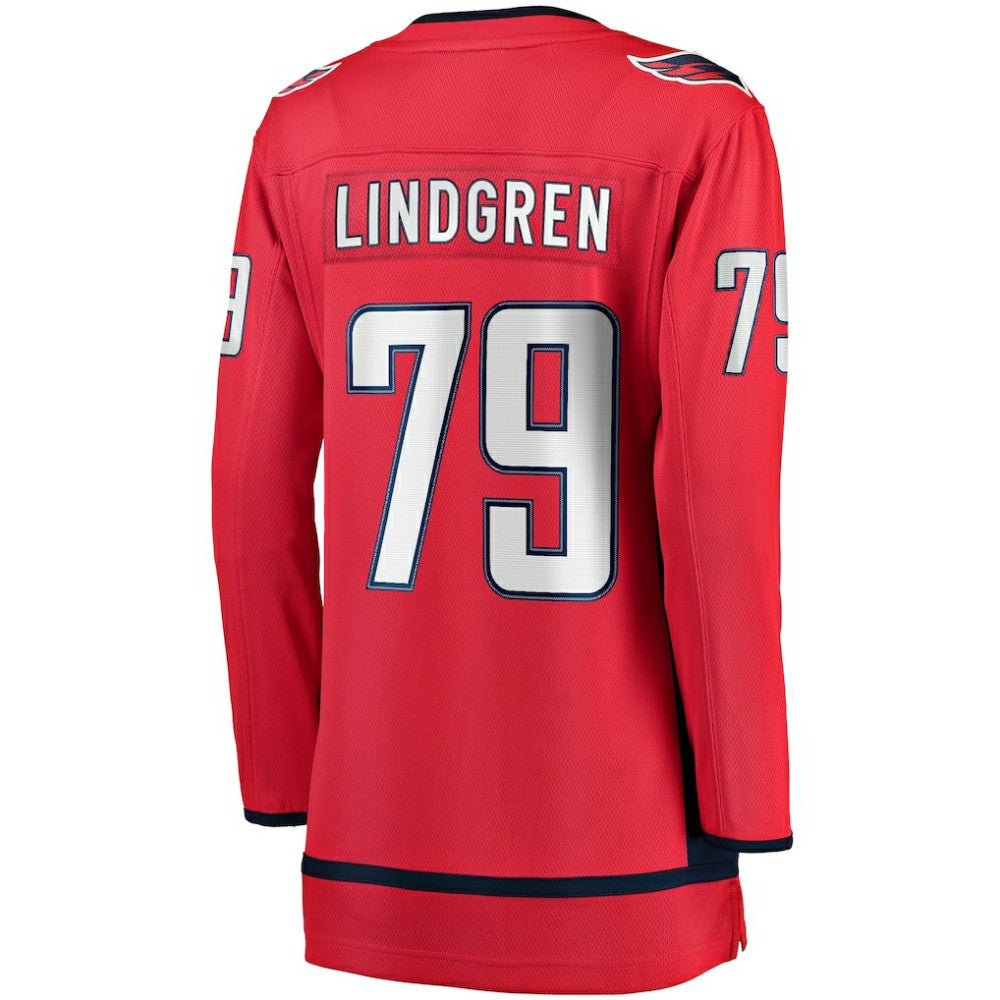 Charlie Lindgren Washington Capitals Fanatics Women's Home Breakaway Player Jersey - Red | US 5012243