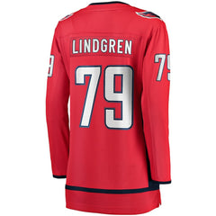 Charlie Lindgren Washington Capitals Fanatics Women's Home Breakaway Player Jersey - Red | US 5012243