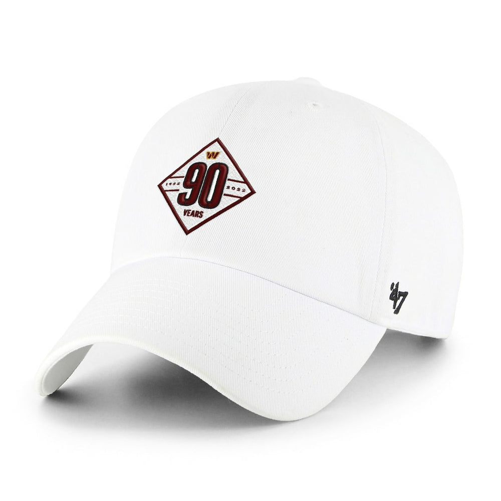 Washington Commanders '47 90th Season Clean Up Adjustable Hat - White Hats