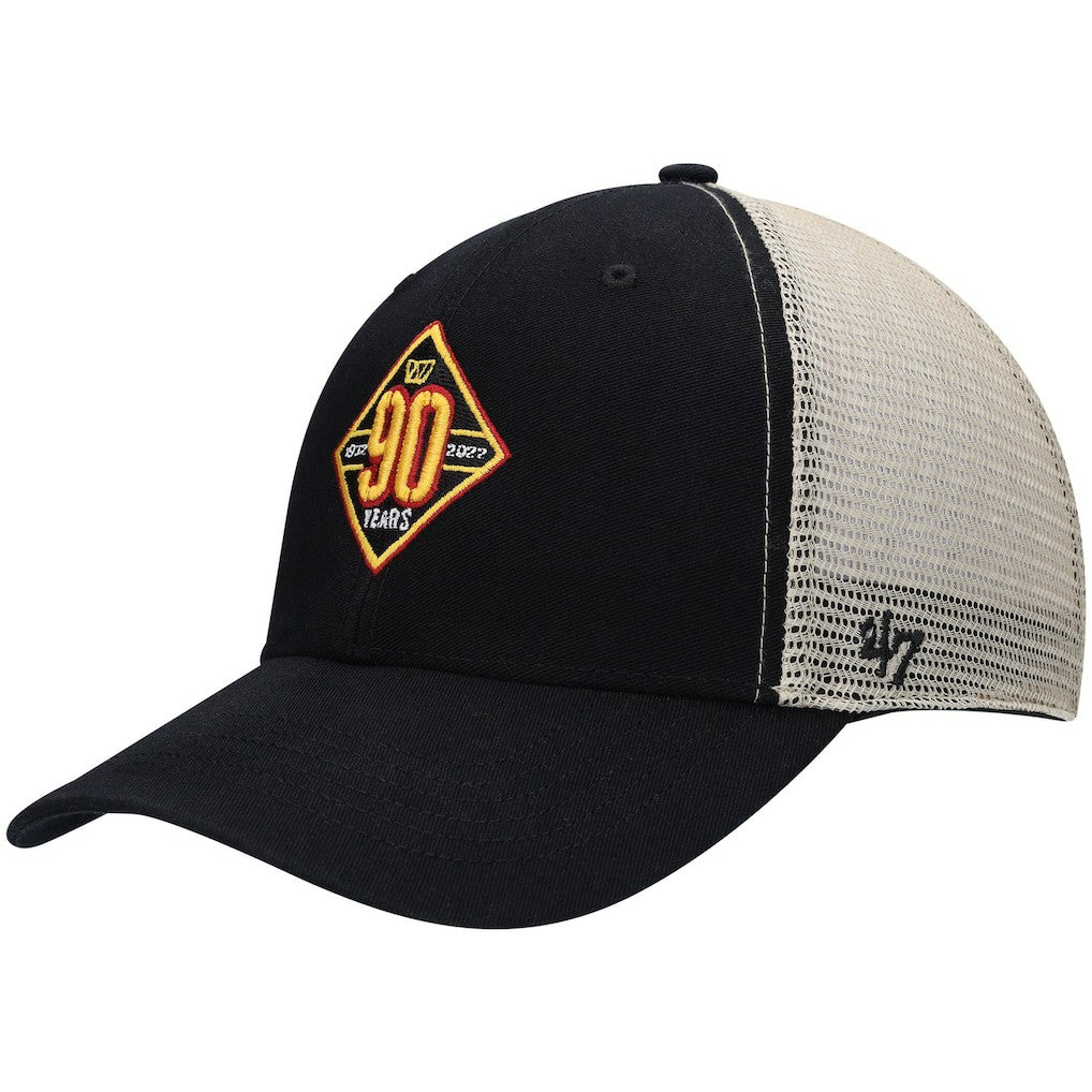 Washington Commanders '47 90th Season MVP Trucker Snapback Hat - Black/Natural Hats