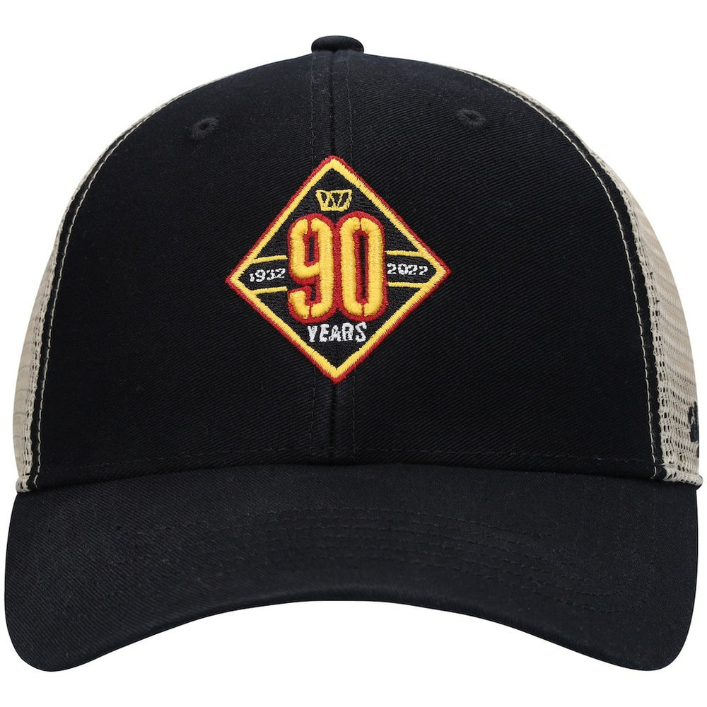 Washington Commanders '47 90th Season MVP Trucker Snapback Hat - Black/Natural Hats