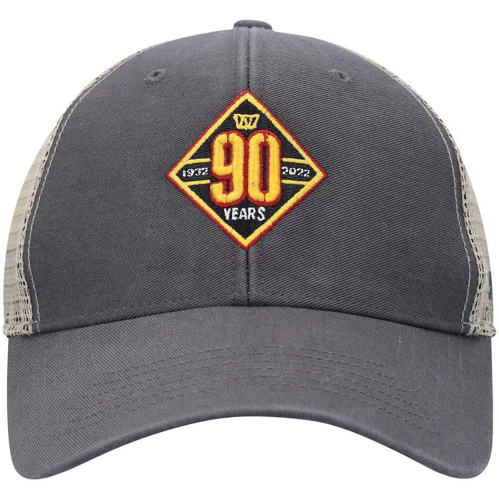 Washington Commanders '47 90th Season MVP Trucker Snapback Hat - Charcoal/Natural Hats