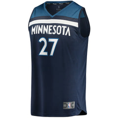 Rudy Gobert Minnesota Timberwolves Fast Break Replica Jersey Icon Edition Navy - Fanatics
