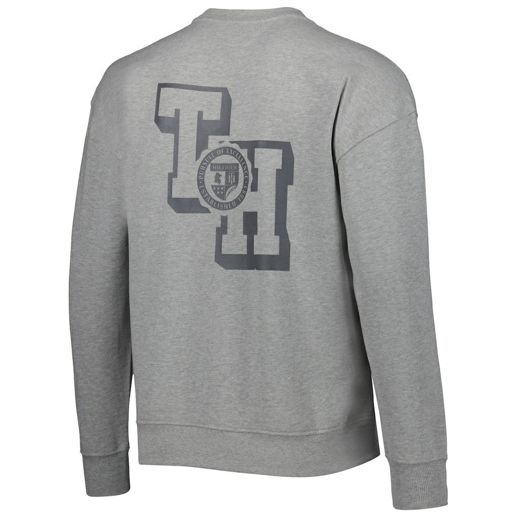 Dallas Cowboys Tommy Hilfiger Ronald Crew Sweatshirt - Heather Gray Sweatshirts