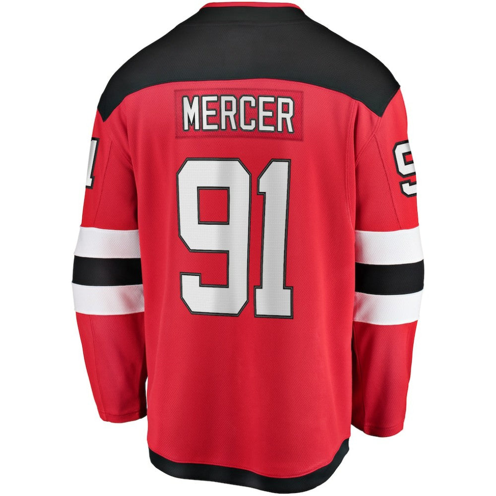 Dawson Mercer New Jersey Devils Fanatics Home Breakaway Jersey - Red | US 5014203