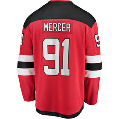 Dawson Mercer New Jersey Devils Fanatics Home Breakaway Jersey - Red | US 5014203