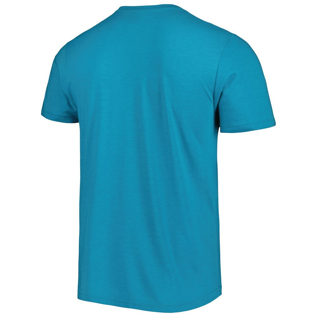 Miami Dolphins Homage Stadium Tri-Blend T-Shirt - Aqua T-shirts