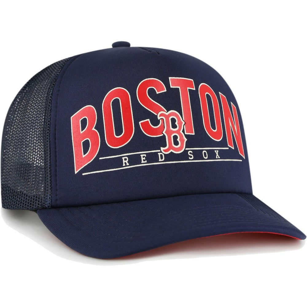 Boston Red Sox '47 Backhaul Foam Trucker Snapback Hat - Navy Hats