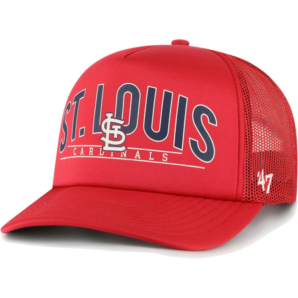 St. Louis Cardinals '47 Backhaul Foam Trucker Snapback Hat - Red Hats