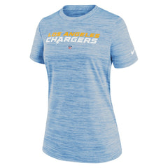 Los Angeles Chargers Women's Sideline Velocity Performance T-Shirt - Powder Blue T-shirts