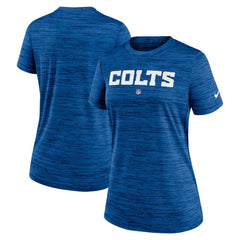 Indianapolis Colts Women's Sideline Velocity Performance T-Shirt - Royal T-shirts