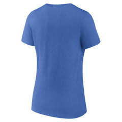 Los Angeles Chargers Women's Shine Time V-Neck T-Shirt - Powder Blue T-shirts
