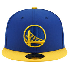 Golden State Warriors 2-Tone 59FIFTY Fitted Hat Royal/Gold - New Era