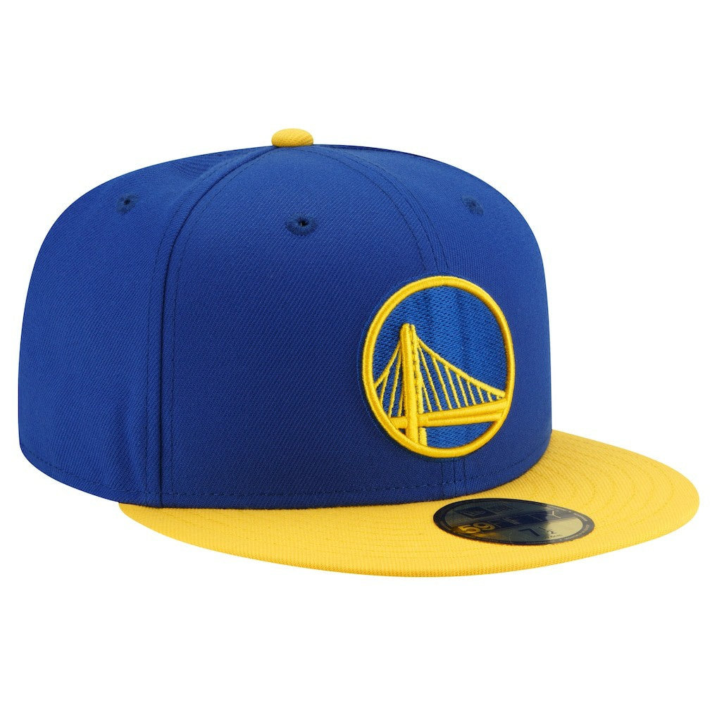 Golden State Warriors 2-Tone 59FIFTY Fitted Hat Royal/Gold - New Era