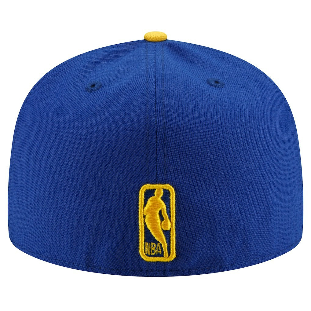 Golden State Warriors 2-Tone 59FIFTY Fitted Hat Royal/Gold - New Era