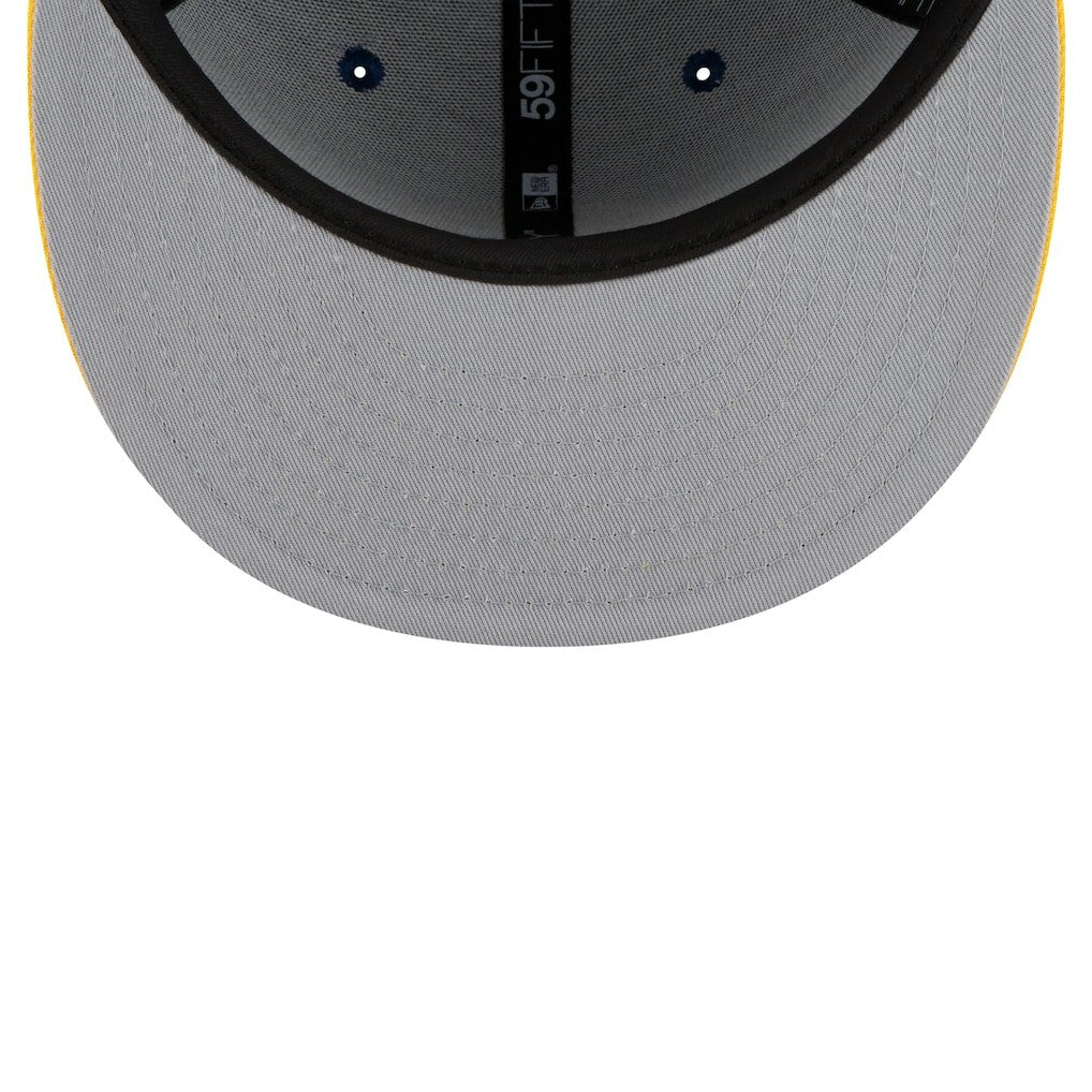 Golden State Warriors 2-Tone 59FIFTY Fitted Hat Royal/Gold - New Era