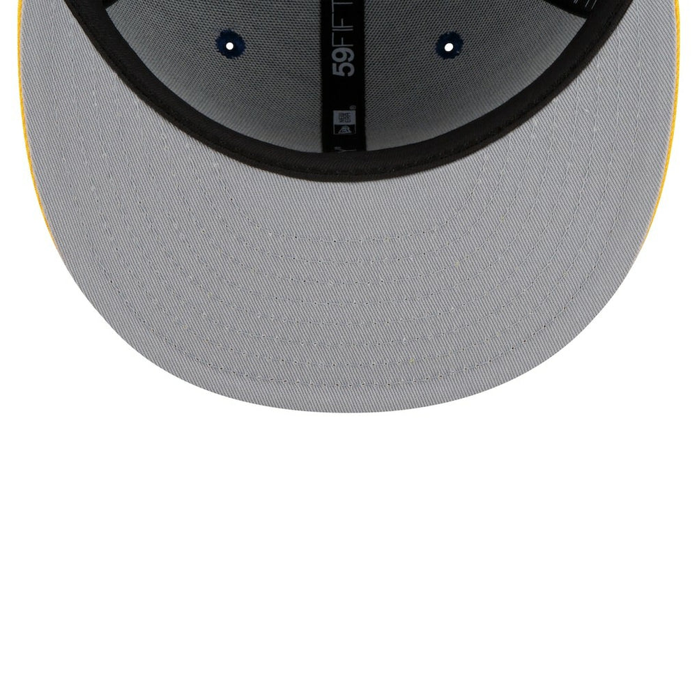 Golden State Warriors 2-Tone 59FIFTY Fitted Hat Royal/Gold - New Era