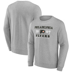 Philadelphia Flyers Fanatics Fierce Competitor Pullover Sweatshirt - Heather Charcoal | US 5017817