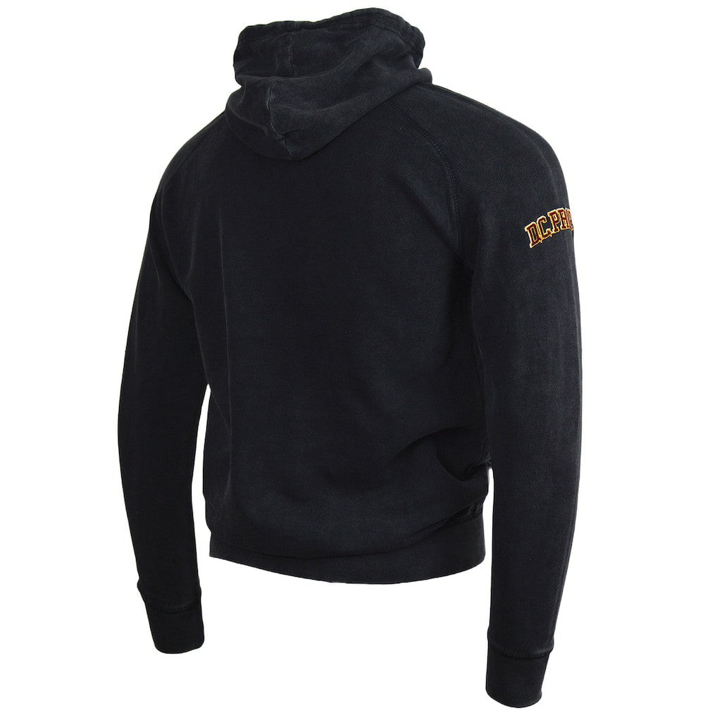 Take Command Washington Commanders DC PROPER Unisex Mineral Wash Vintage Pullover Hoodie - Black Hoodies