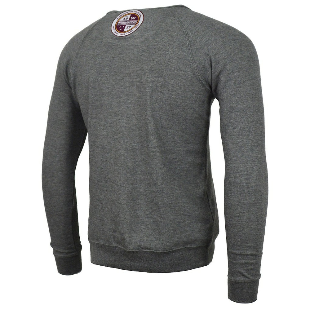 Washington Commanders DC PROPER Signature Raglan Vintage Pullover Sweatshirt - Heather Gray Pullover