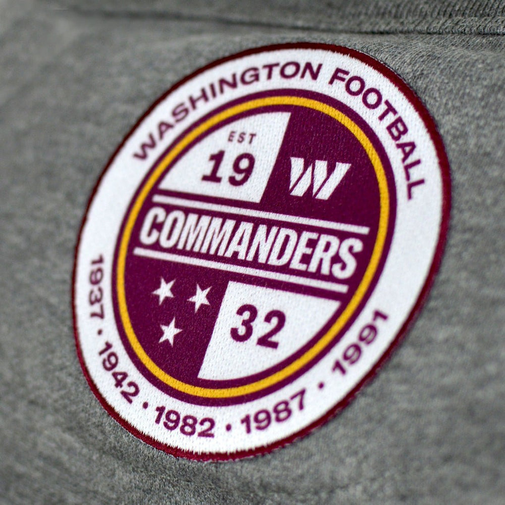 Washington Commanders DC PROPER Signature Raglan Vintage Pullover Sweatshirt - Heather Gray Pullover