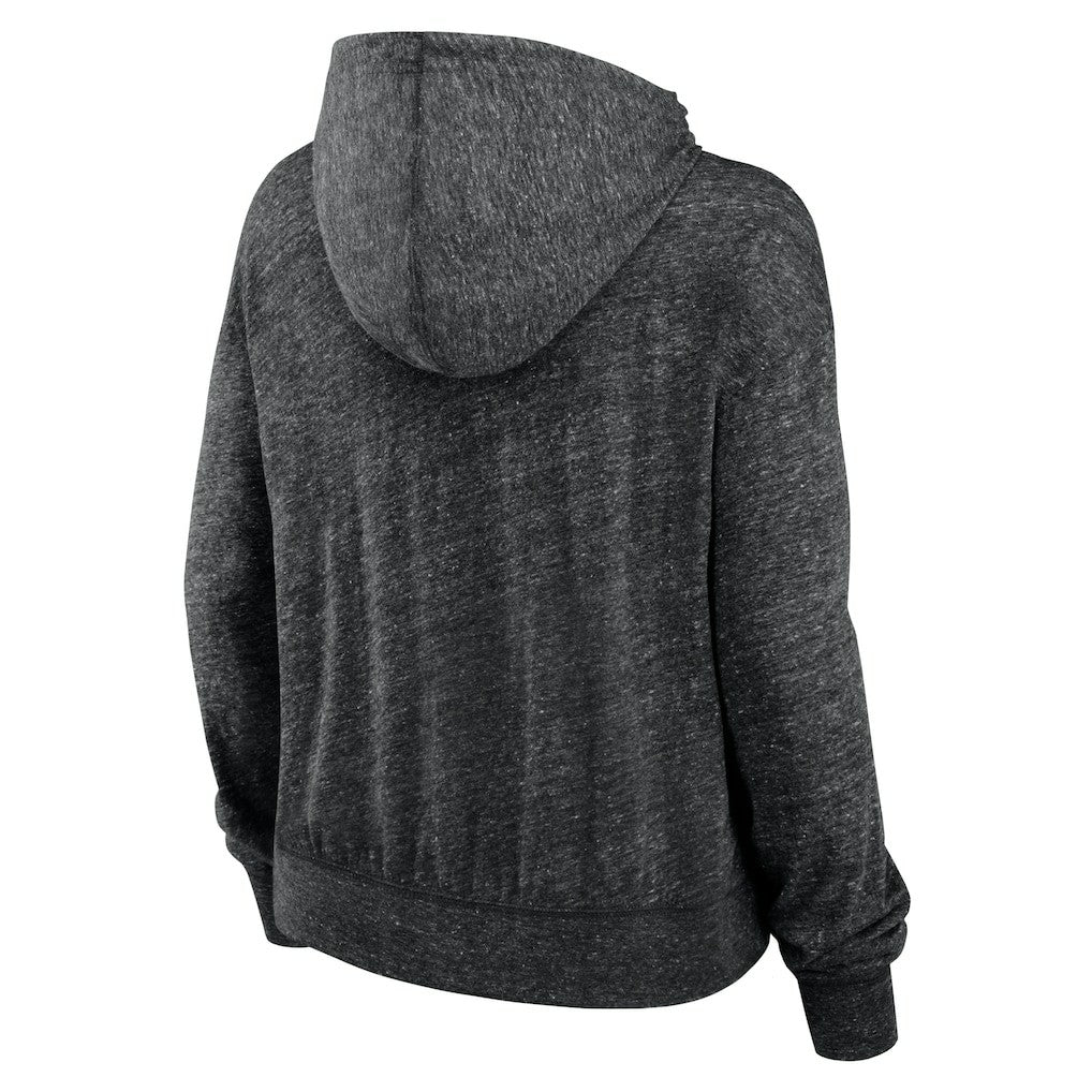 Las Vegas Raiders Women's Gym Vintage Lightweight Pullover Hoodie - Black Hoodies