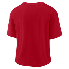 Buffalo Bills Women's High Hip Fashion T-Shirt - Red/Royal T-shirts