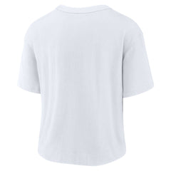 Tennessee Titans Women's High Hip Fashion T-Shirt - White/Navy T-shirts
