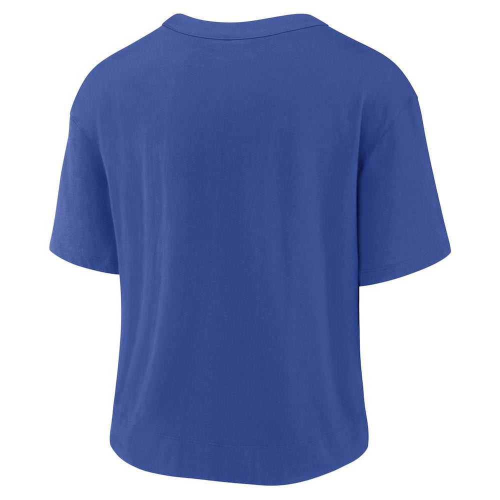 Los Angeles Rams Women's High Hip Fashion T-Shirt - Royal/Bone T-shirts