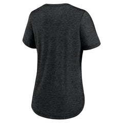 Las Vegas Raiders Women's Local Fashion Tri-Blend T-Shirt - Heather Black T-shirts