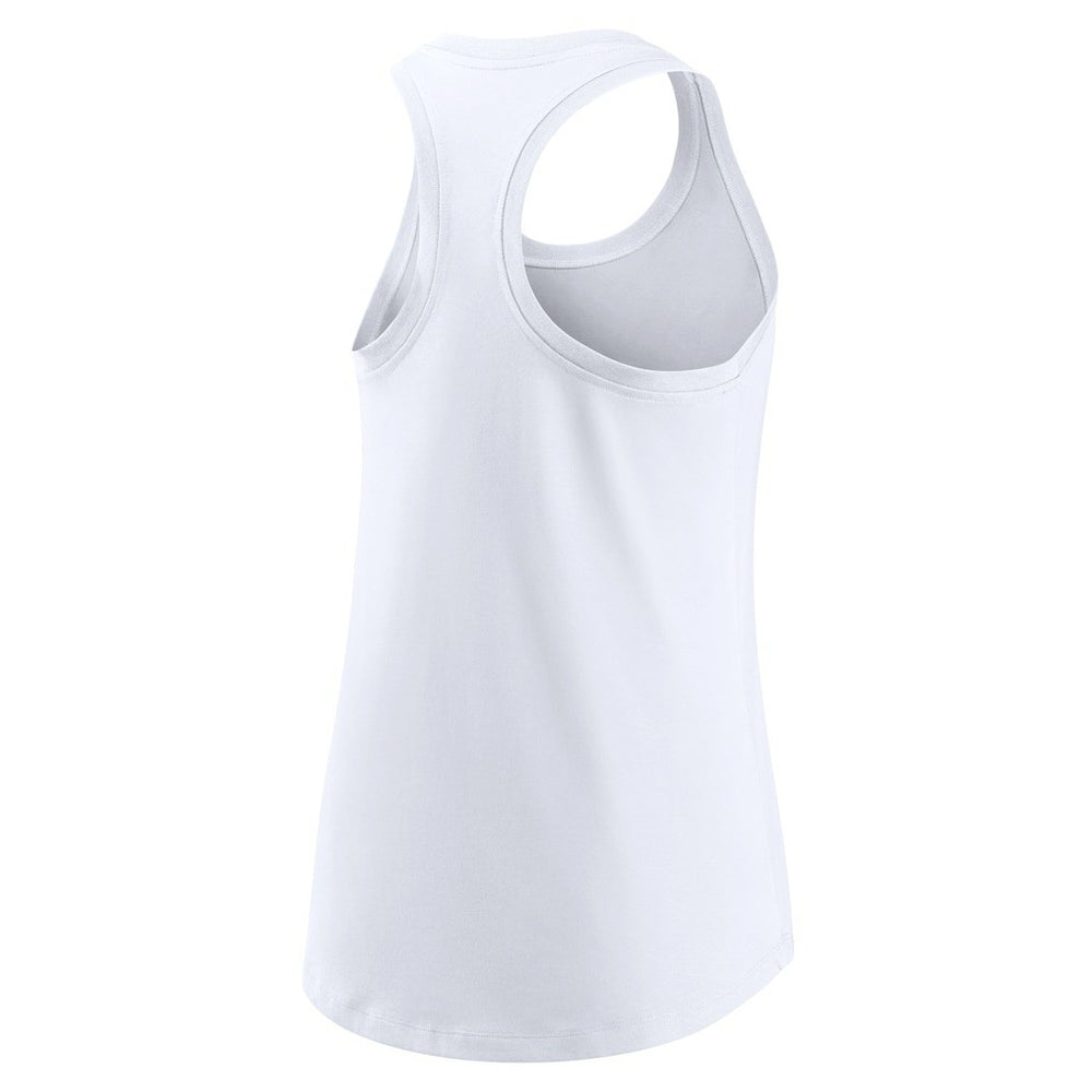 Atlanta Falcons Women's Tri-Blend Scoop Neck Racerback Tank Top - White Tops