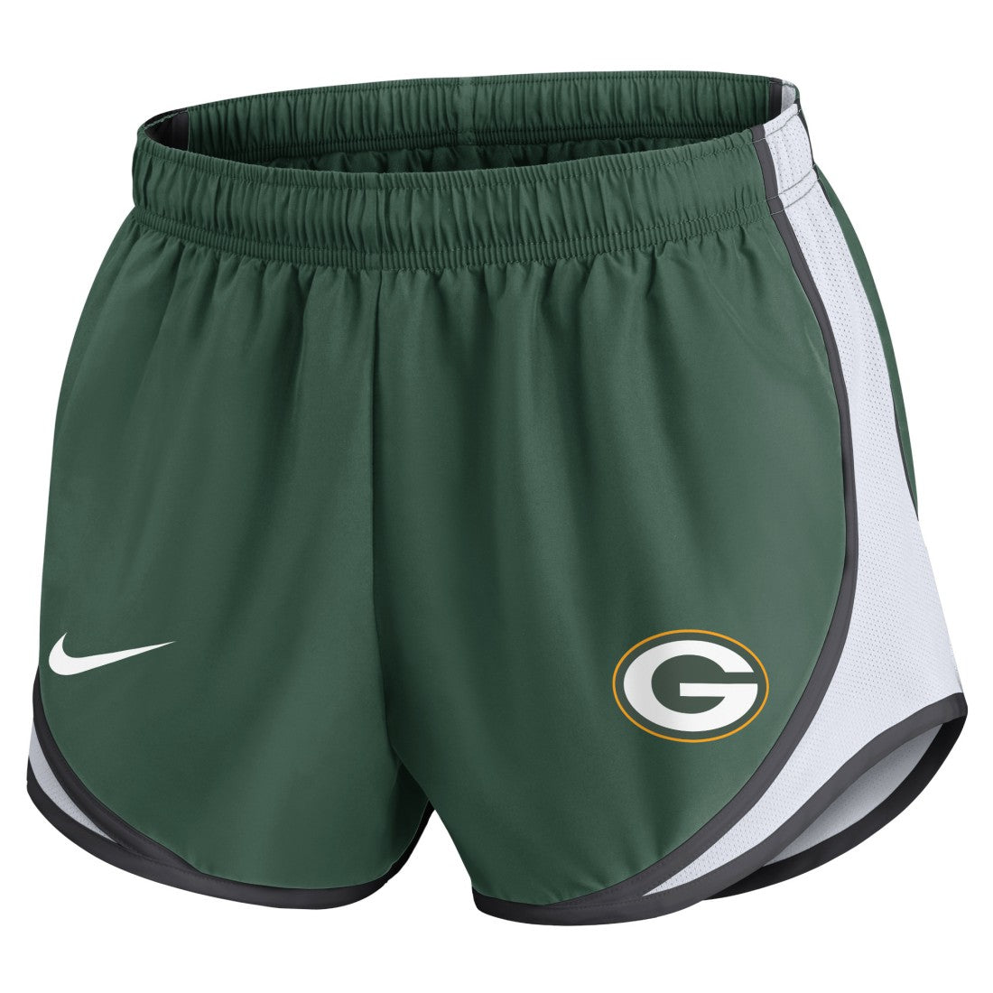 Green Bay Packers Women's Plus Size Tempo Shorts - Green Shorts