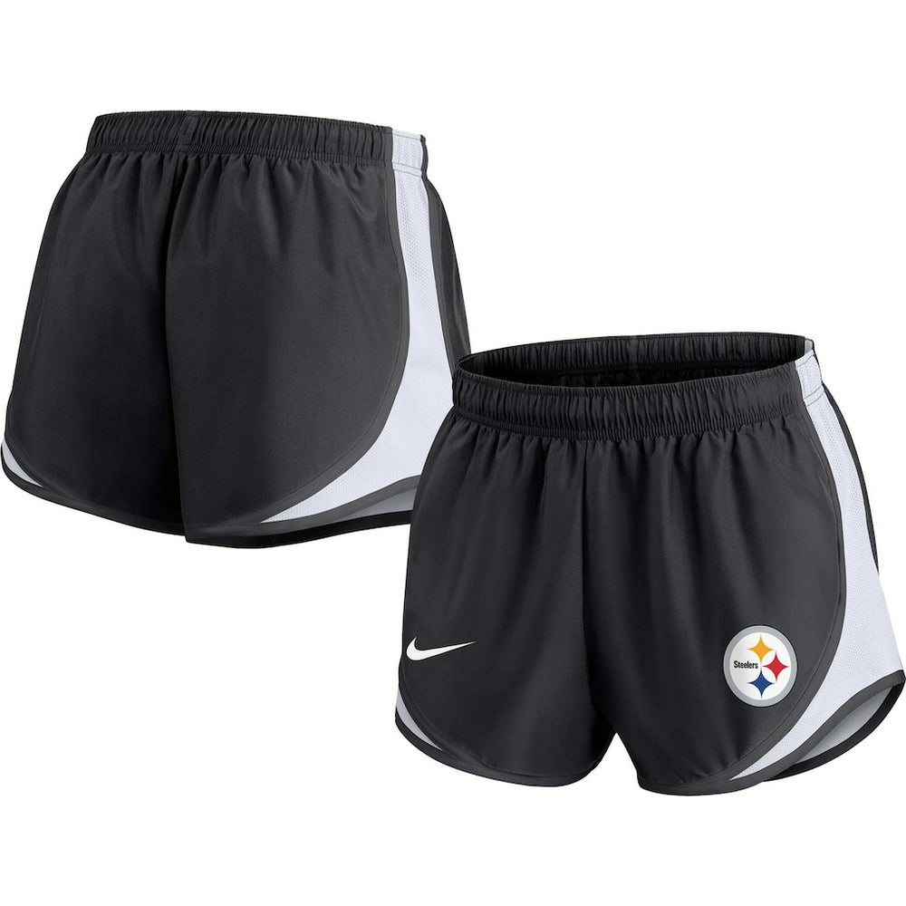 Pittsburgh Steelers Women's Performance Tempo Shorts - Black Shorts