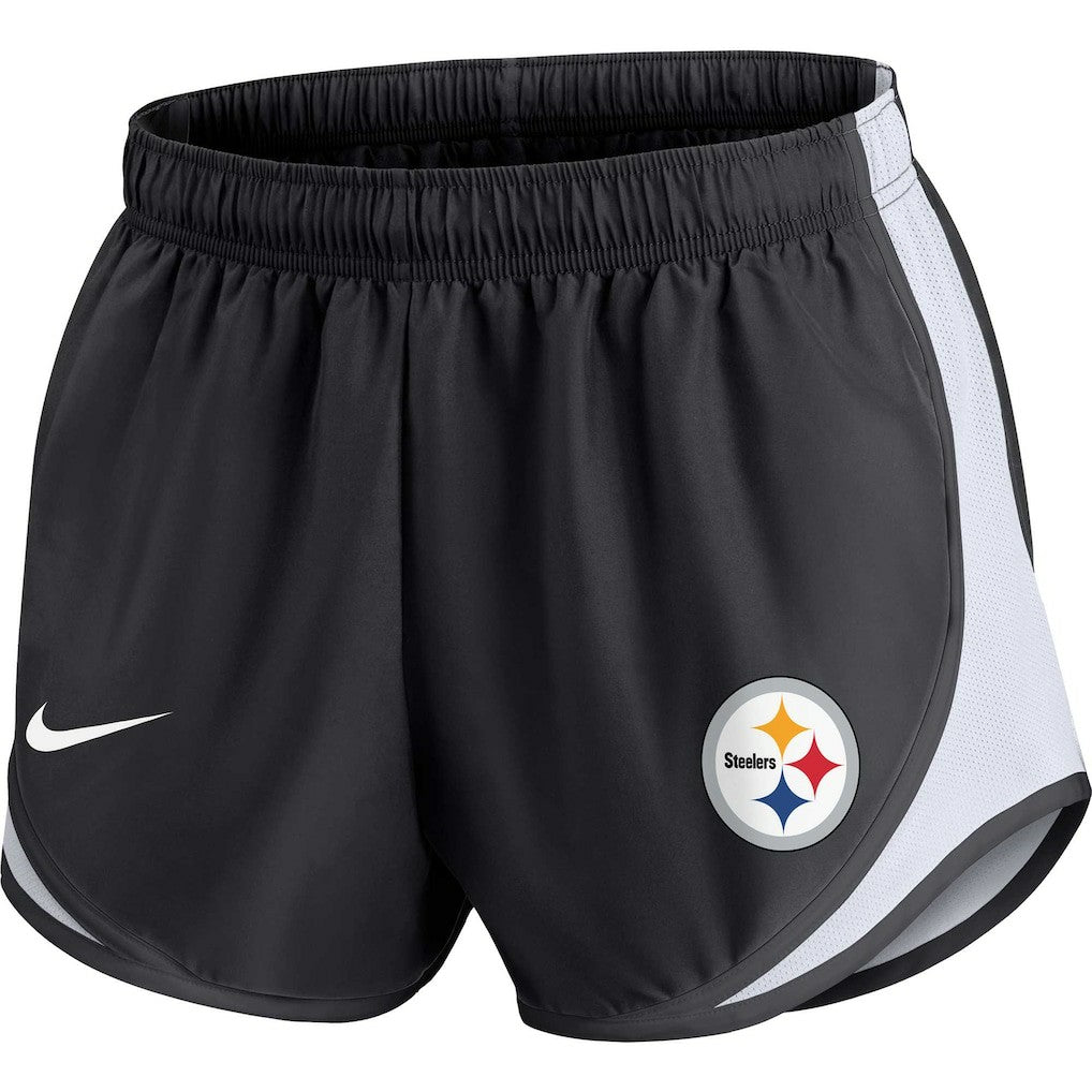 Pittsburgh Steelers Women's Performance Tempo Shorts - Black Shorts