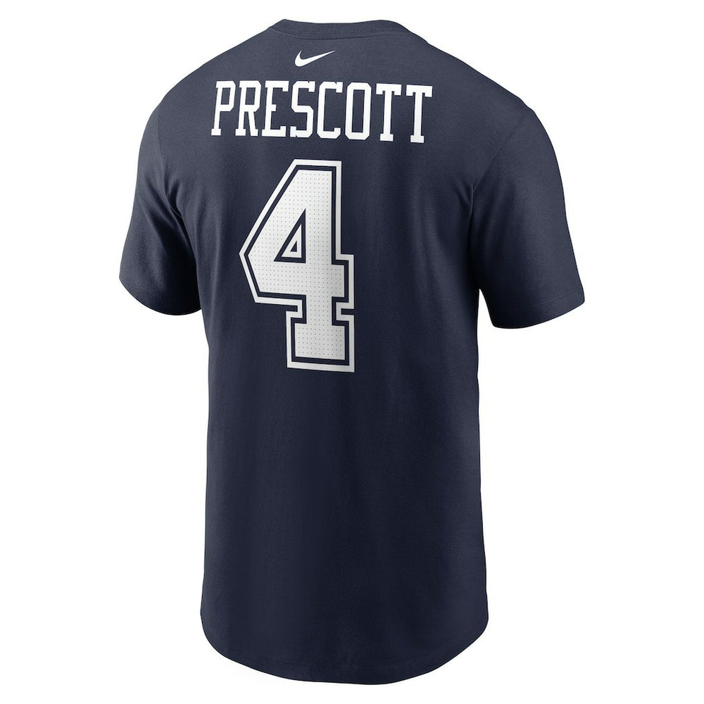 Dak Prescott Dallas Cowboys Player Name & Number T-Shirt - Navy T-shirts