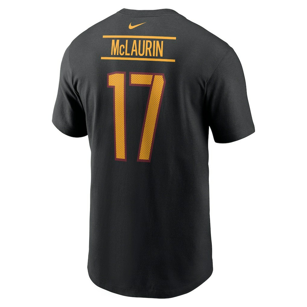 Terry McLaurin Washington Commanders Player Name & Number T-Shirt - Black T-shirts