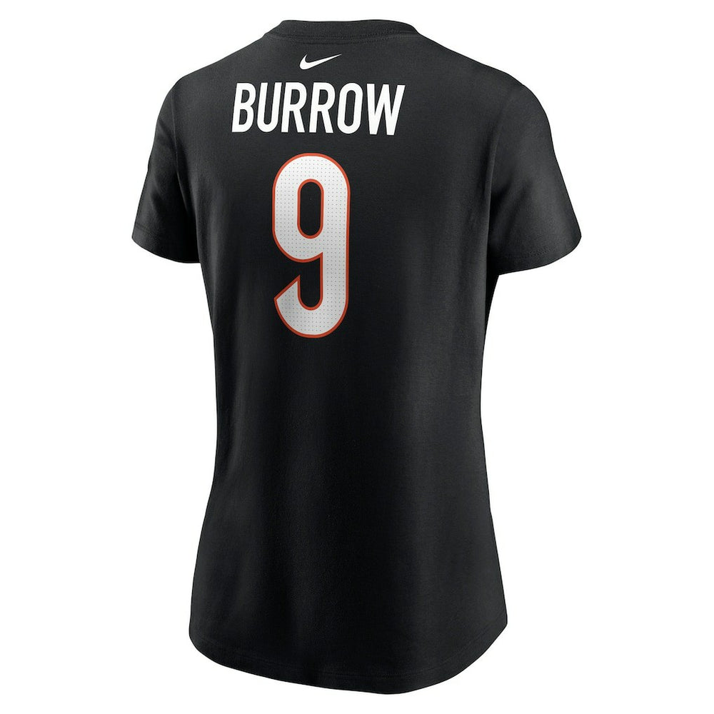Joe Burrow Cincinnati Bengals Women's Player Name & Number T-Shirt - Black T-shirts