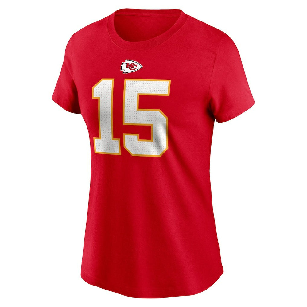 Patrick Mahomes Kansas City Chiefs Women's Player Name & Number T-Shirt - Red T-shirts