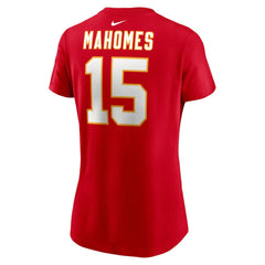 Patrick Mahomes Kansas City Chiefs Women's Player Name & Number T-Shirt - Red T-shirts