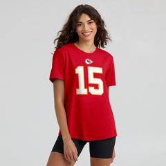 Patrick Mahomes Kansas City Chiefs Women's Player Name & Number T-Shirt - Red T-shirts