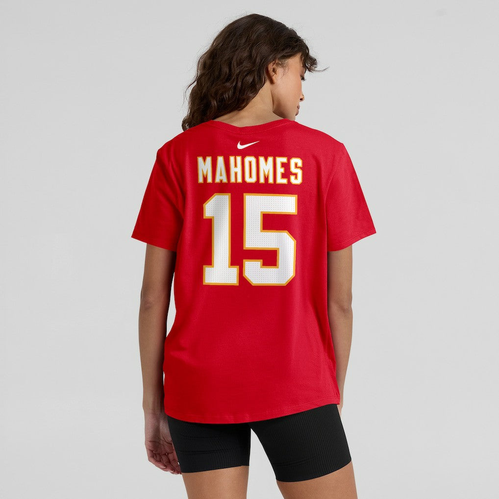Patrick Mahomes Kansas City Chiefs Women's Player Name & Number T-Shirt - Red T-shirts