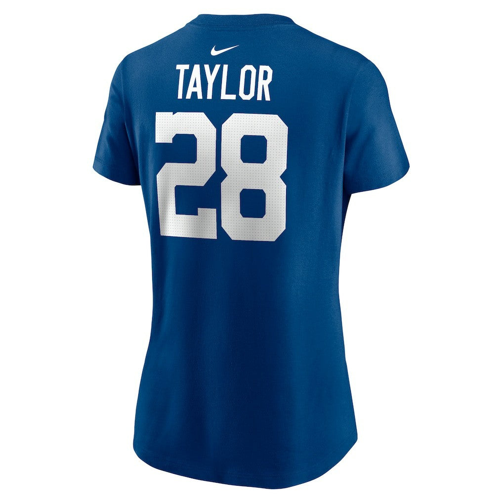 Jonathan Taylor Indianapolis Colts Women's Player Name & Number T-Shirt - Royal T-shirts