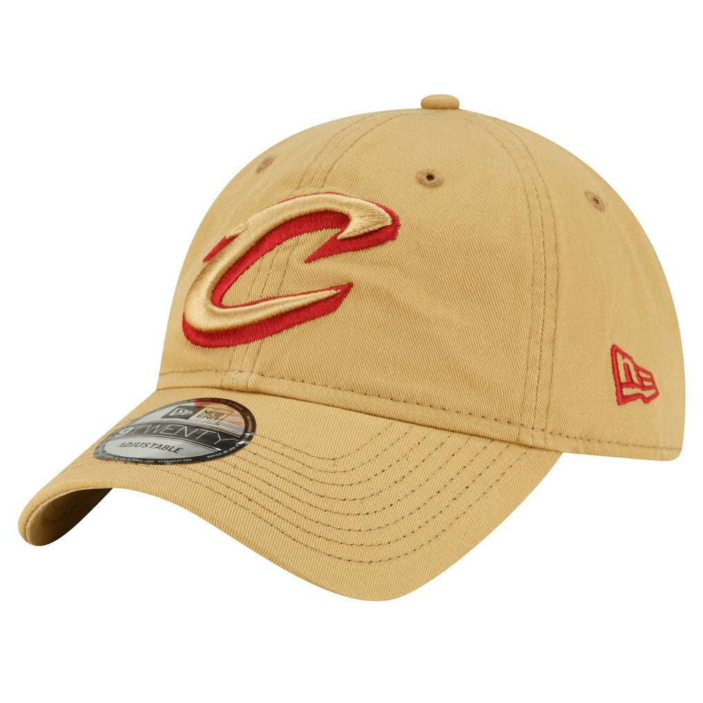 Cleveland Cavaliers Team 2.0 9TWENTY Adjustable Hat Tan - New Era